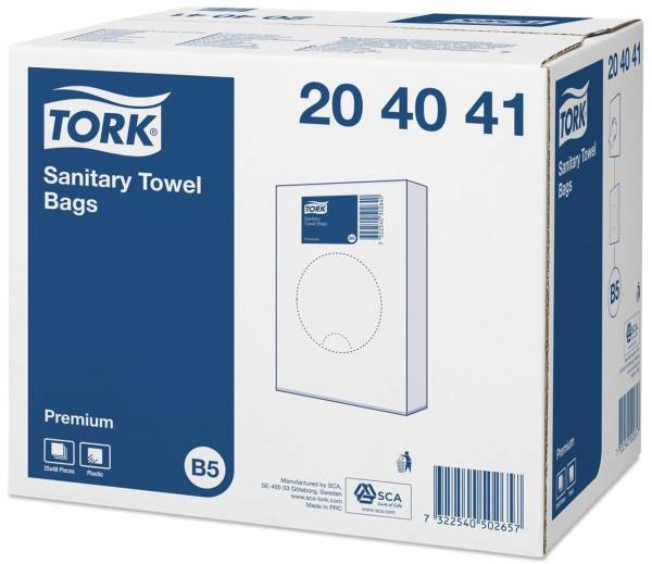 TORK 204041 Hygienebeutel Premium Weiß - B5