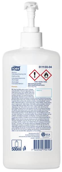 TORK-511103 Tork Händedesinfektionsgel -