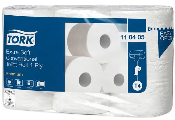TORK 110405 Toilettenpapier Premium 4-lagig weiss - T4