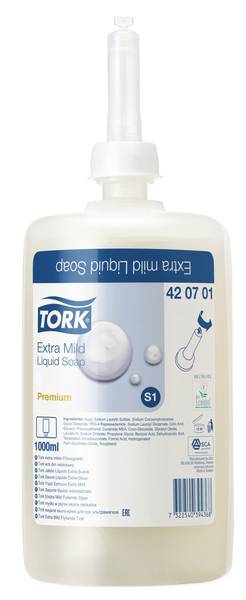 TORK 420701 extramilde Flüssigseife Weiß - S1