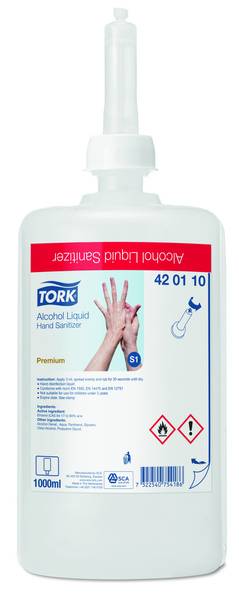 Tork Alkohol-Händedesinfektionsmittel (Biozidprodukt) (Ersatz 420115)