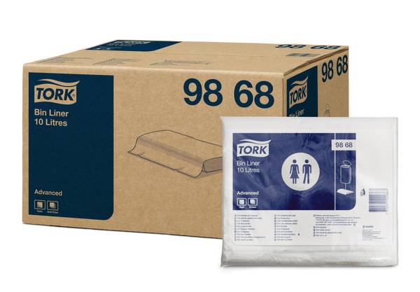 TORK 9868 Abfallsäcke 10 L Weiß - B3