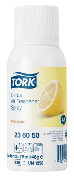 TORK 236050 Lufterfrischer Spray mit Zitrusduft Transparent - A1